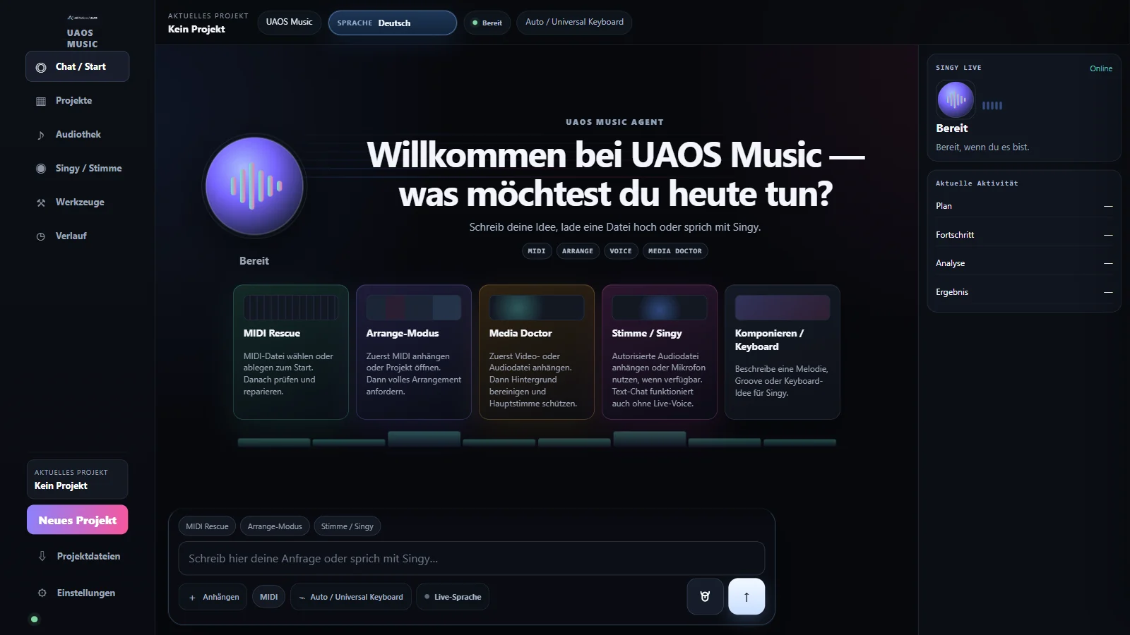 UAOS Music Agent